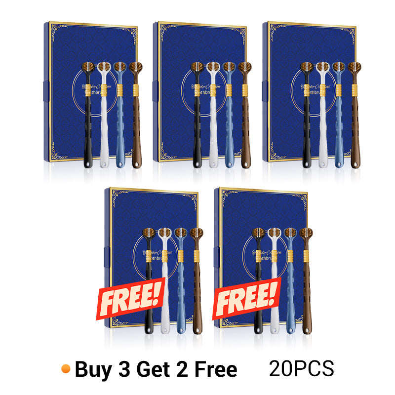 🦷Three-headed Multi-angle Cleaning Toothbrush