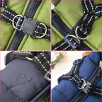🐶3 in 1 Winter Waterproof Warm Dog Jacket With Built-in Harness