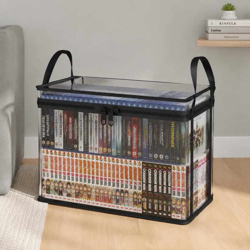 🔥Buy 2 Get 1 Free📦Portable Large Heavy-Duty Thick Plastic Clear Storage Box with Hinged Lid | Home, Travel & Camping
