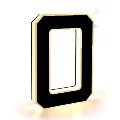 Solar Lighted House Numbers Waterproof LED Address Signs