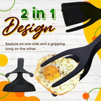 🌞Summer Hot Price !!🔥2 In 1 Grip Flip Tongs