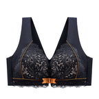 🔥HOT SALE🔥 Front-Clasp Lace Bra with Lift and Anti-Sagging Design