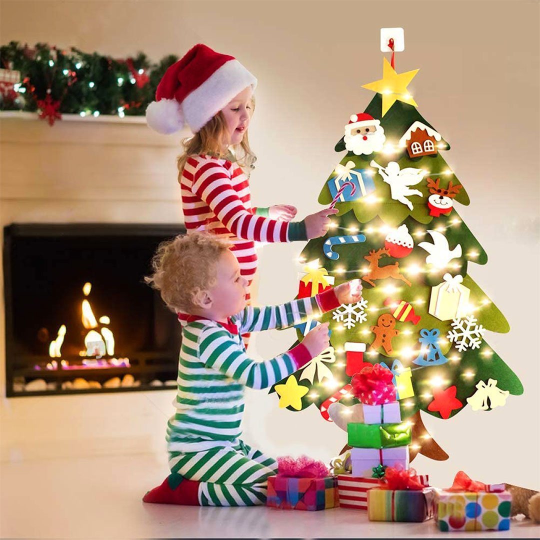 🎄🎅DIY Christmas Tree with Detachable Ornaments