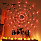 Halloween LED Giant Spider Web Light