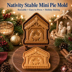 🥧✨ Faith & Nativity Christmas Mini Pie Mold Collection