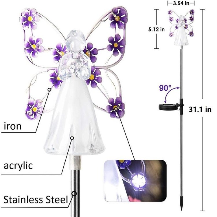 🧚‍♀️WATERPROOF SOLAR ANGEL LIGHT😇💫