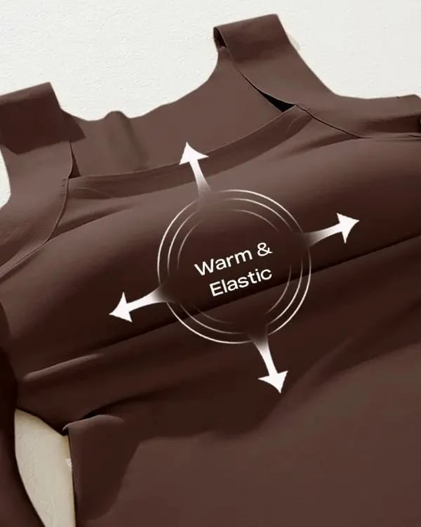 🔥💐Women's U Neck Thermal Tank Tops with Built-In Bra