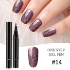 💅 Limited Time Buy 1 Get 1 Free ✨One Step Nail Gel Pen🎨Free handheld mini UV nail lamp💡