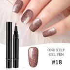 💅 Limited Time Buy 1 Get 1 Free ✨One Step Nail Gel Pen🎨Free handheld mini UV nail lamp💡