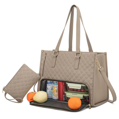 🔥3 in 1 Lunch Tote Bag for Women🎁Free Matching Wallet⏰