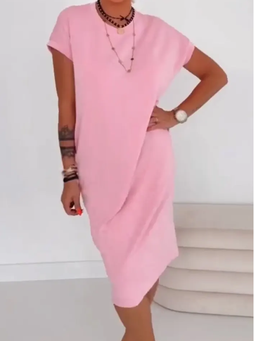 💐Women's Casual Short Sleeve T-Shirt Dress