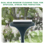 2-in-1 Window Cleaning Tool with Dual-Head