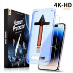 4K HD/Anti-Peeping Tempered Glass Screen Protector with Auto Dust-elimination Installation for Samsung