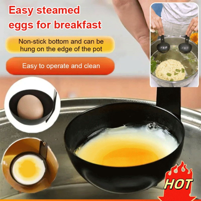 🥚 BUY 1 GET 1 FREE!  🍳 Hanging Ear Poached Egg Molds – Perfect Spa Eggs Every Time 🍳