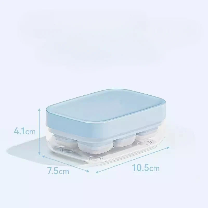 🧊Buy 1 Get 1 Free!🥃 Mini Ice Cube Tray – 6-Grid, Quick-Release & Food-Safe