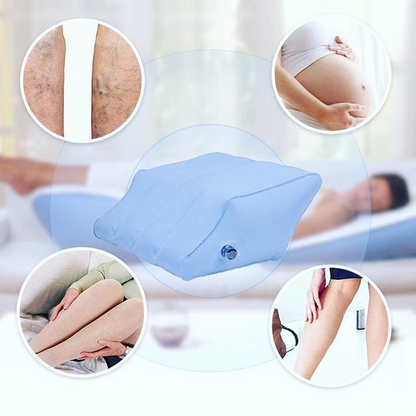 💥🛏️Inflatable Leg Pillows On The Bed To Prevent Varicose Veins
