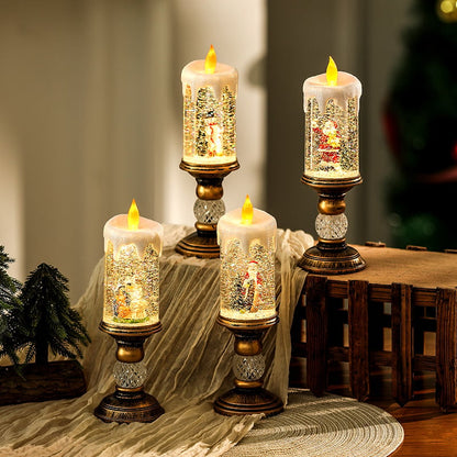 🎁Hot Promotion 49% Off🎅Christmas Candle Night Light🕯️