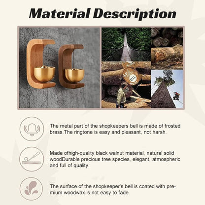 ✨Magnetic Wooden Wind Chime Doorbell Decoration