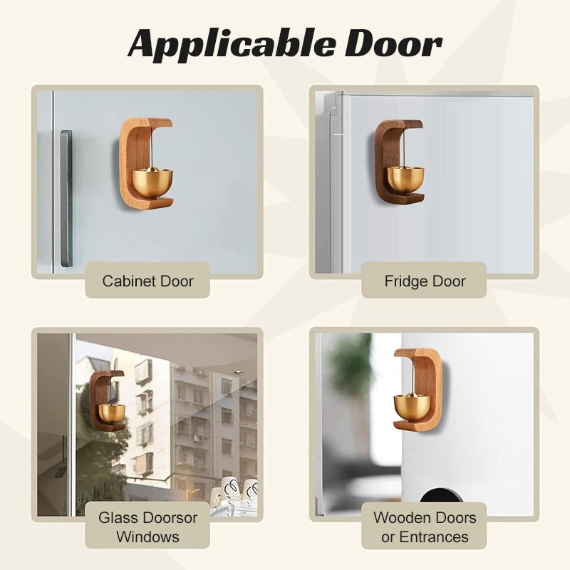 ✨Magnetic Wooden Wind Chime Doorbell Decoration