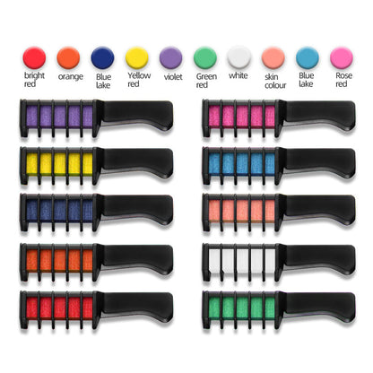 🎁Limited Time Discount🔥Temporary Hair Dye Chalk Comb- Cruelty Free