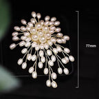 Ladies' High-end Exquisite Handmade Pearl Brooch