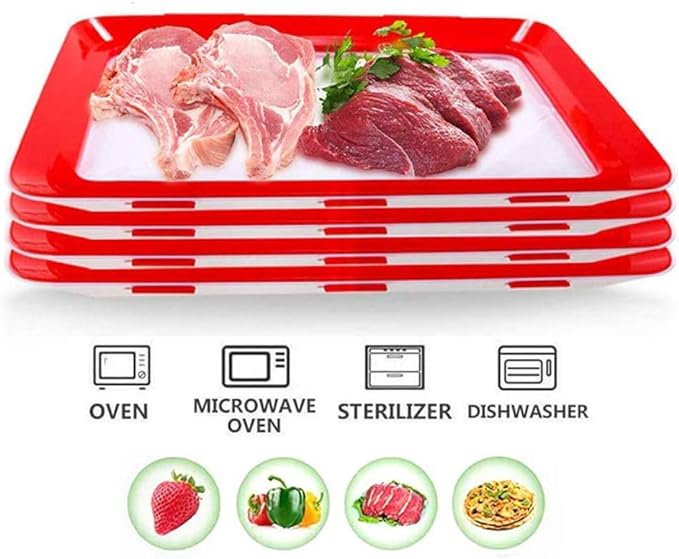 🎄Environmentally friendly design - Reusable Food Preserving Tray