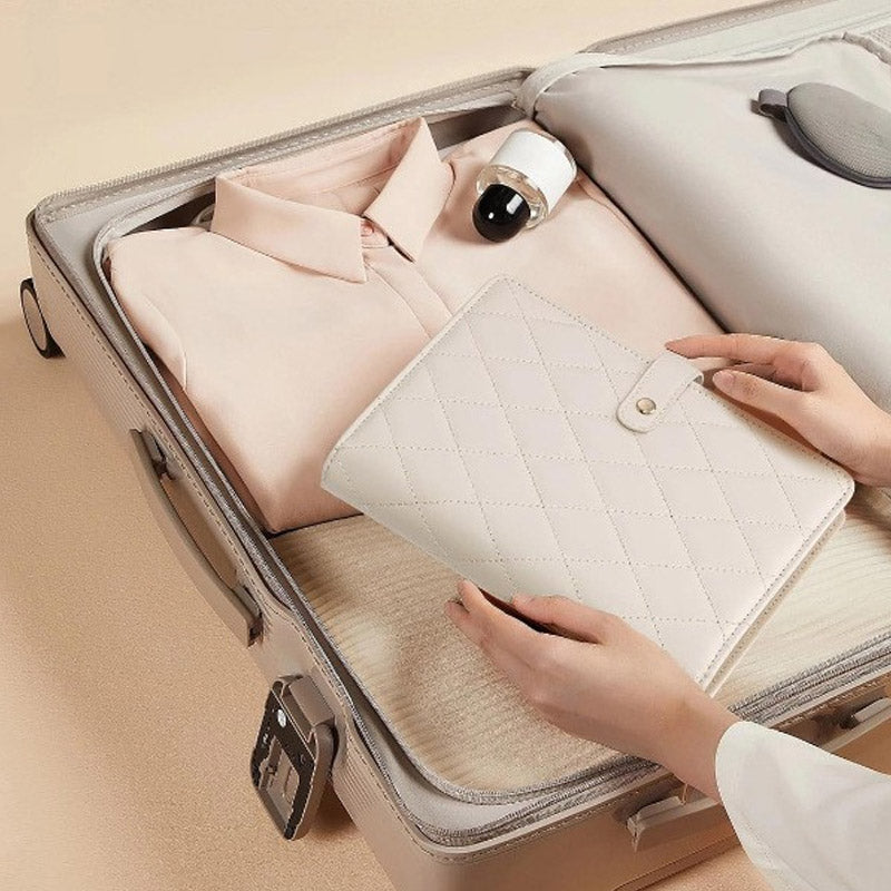 📢📢Buy 2 get 1 free !! 🌿Elegant Portable Checkered Jewelry Storage Bag✨