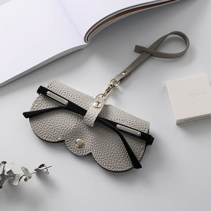 ✨HOT SALE ✨Soft Leather Sunglasses Bag👓️