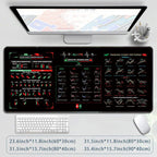 Extra-large Stain-resistant And Anti-slip Gaming Mouse Pad