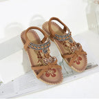 💎 Bohemian Orthopedic Sandals – Arch Support, Non-Slip Sole & Barefoot Comfort for All-Day Wear 🌈👣