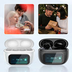 🔥2025 HOT SALE🔥🎧Ear Clip-on Smart Color Screen Intelligent Translation Headset🎧