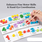 🏅Montessori Clip Bead Math Counting Toy