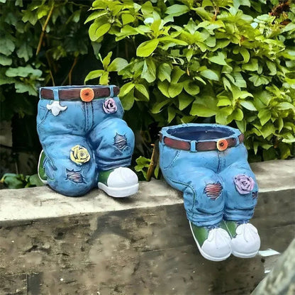 🌷Creative 3D Jeans Shaped Flower Pot