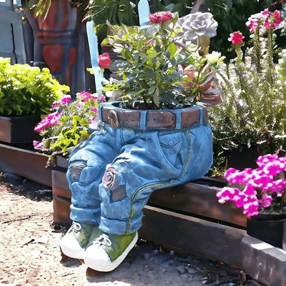 🌷Creative 3D Jeans Shaped Flower Pot