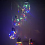 💡Outdoor Colorful LED Solar-Powered Light Bulb Wind Chimes🌠