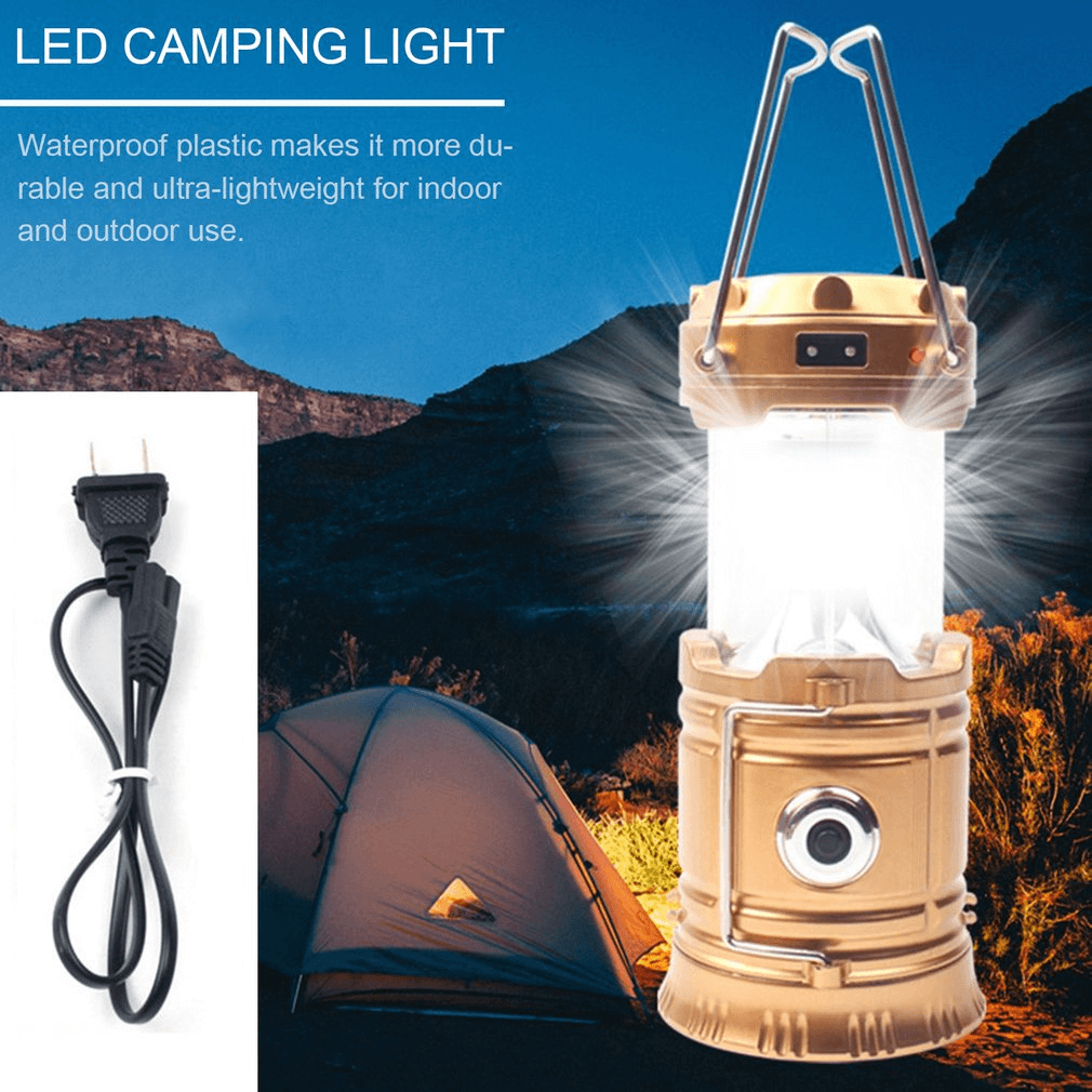 🔥Portable Solar Camping Light With Fan