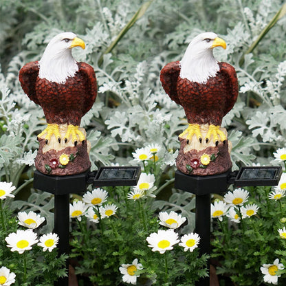 Outdoor Eagle Design Solar Powered Garden Stake Light