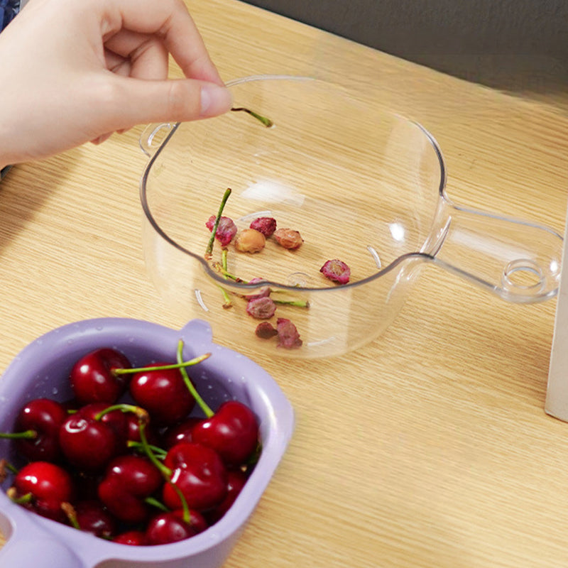 Multi-function Handheld Dual-Layer Draining Basket