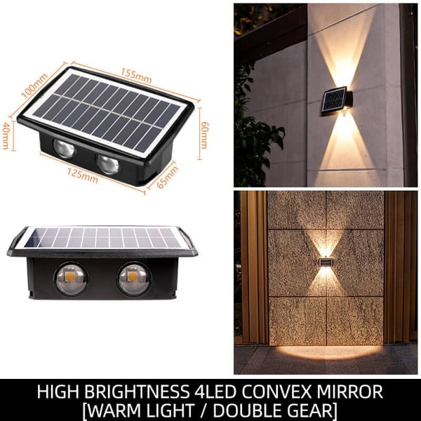 💡  ☀️ Solar Powered Wall Light – Auto On/Off, Weatherproof & Energy Saving 🏡