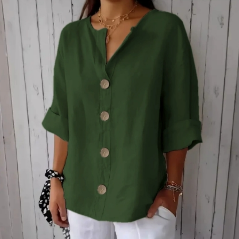 💥Limited Time Big Sale OFF💥Women's Loose Fashion Button Top
