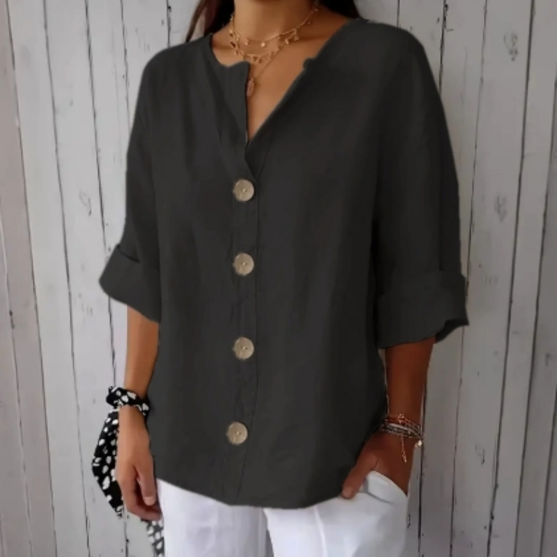 💥Limited Time Big Sale OFF💥Women's Loose Fashion Button Top