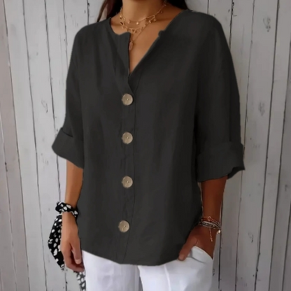 💥Limited Time Big Sale OFF💥Women's Loose Fashion Button Top