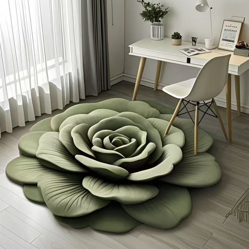 🌺Limited Time Half Price - Floral Plush and Diatomaceous Earth Floor Mats