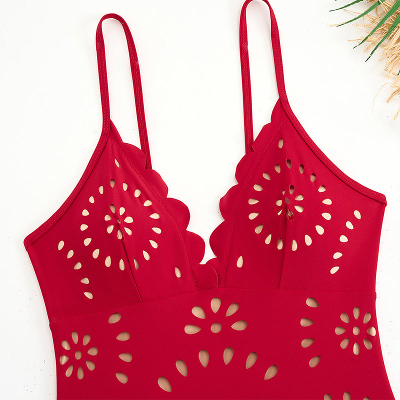 🔥Summer Cool Deal  👙Women’s Sexy One Piece Swimsuit with Matching Swim Long Skirt💕