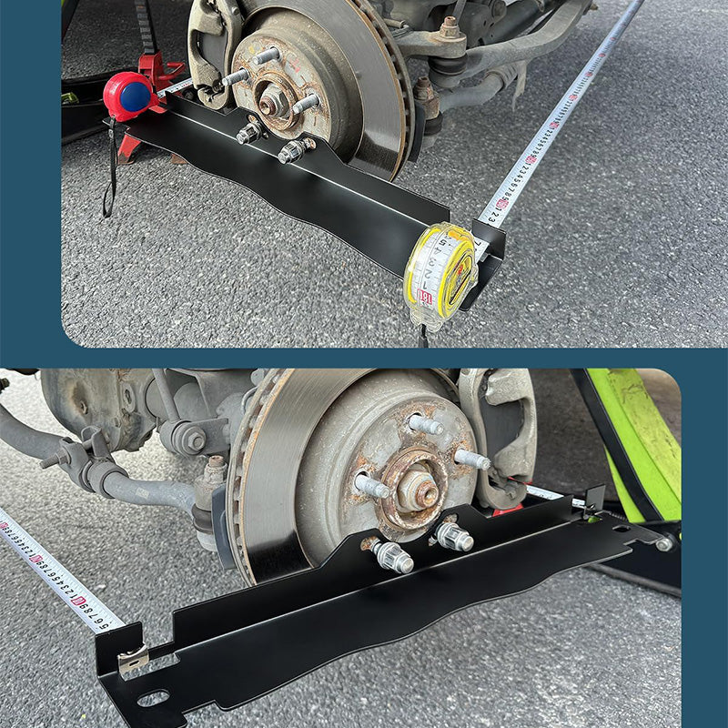 🔥Garage Essential: Anti-Slip Wheel Alignment Plate - Premium Stainless Steel