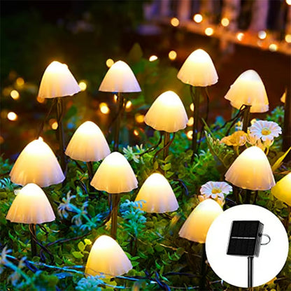 Outdoor Solar Mushroom LED Lights