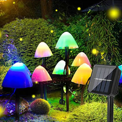 Outdoor Solar Mushroom LED Lights