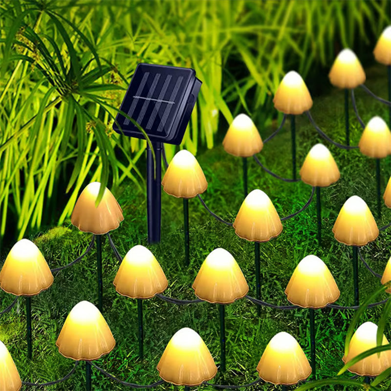 Outdoor Solar Mushroom LED Lights
