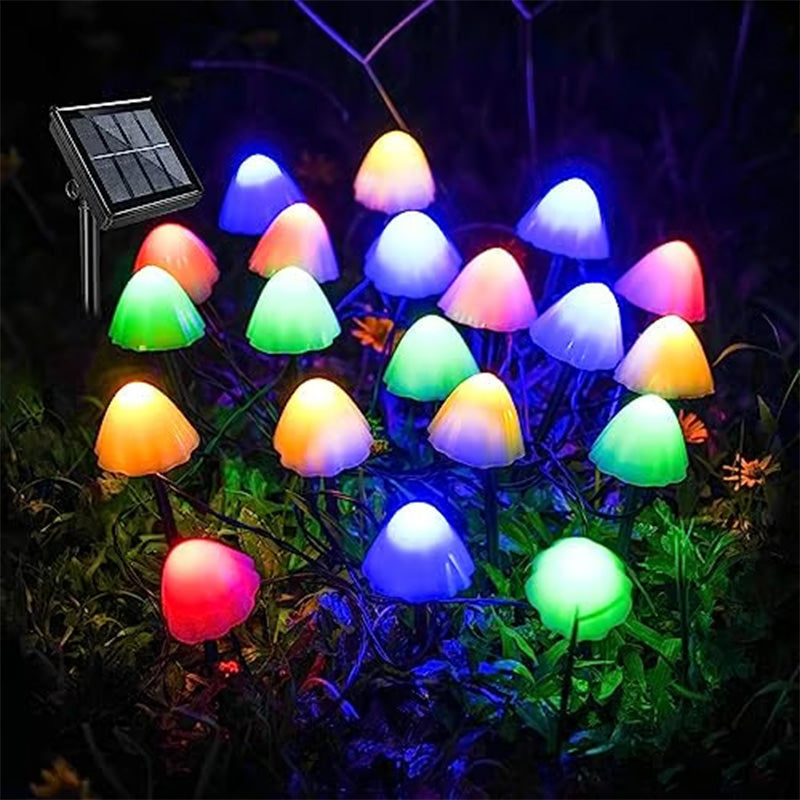 Outdoor Solar Mushroom LED Lights