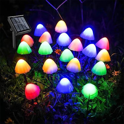 Outdoor Solar Mushroom LED Lights